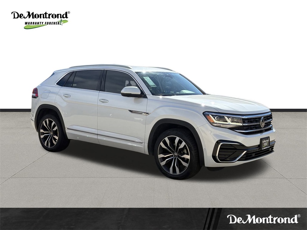 2022 Volkswagen Atlas Cross Sport 3.6L V6 SEL Premium R-Line White at DeMontrond Auto Country
