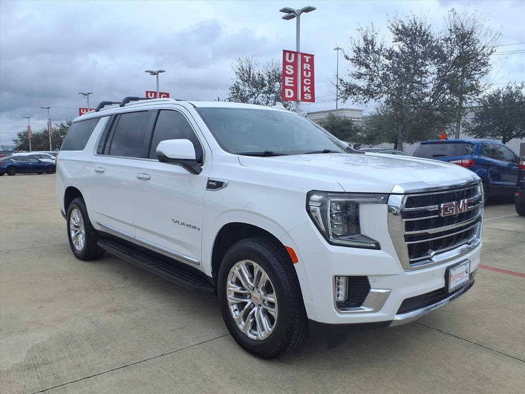 2022 GMC Yukon XL SLT White at Classic Elite Chevrolet Sugar Land