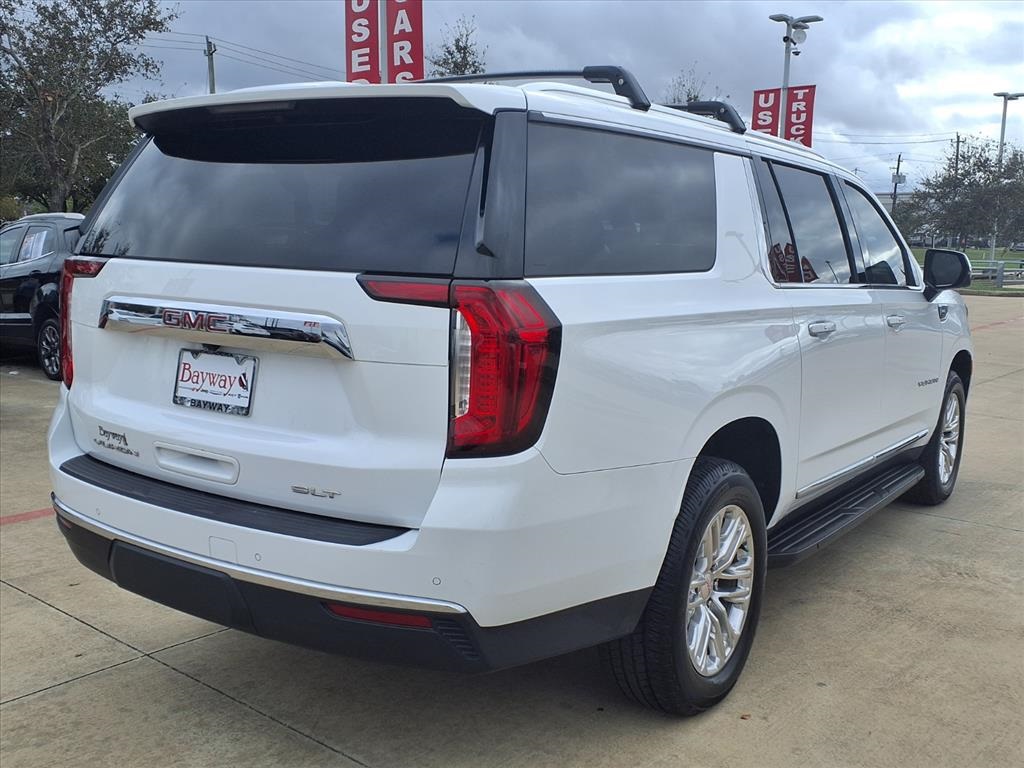 2022 GMC Yukon XL SLT White at Classic Elite Chevrolet Sugar Land