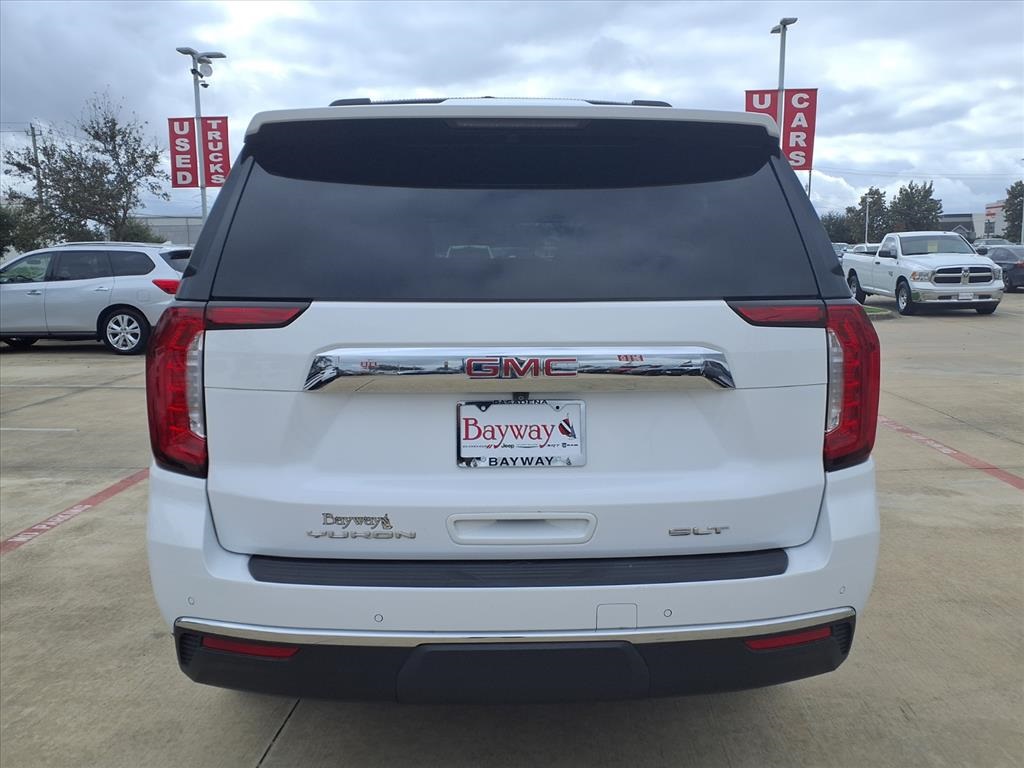 2022 GMC Yukon XL SLT White at Classic Elite Chevrolet Sugar Land