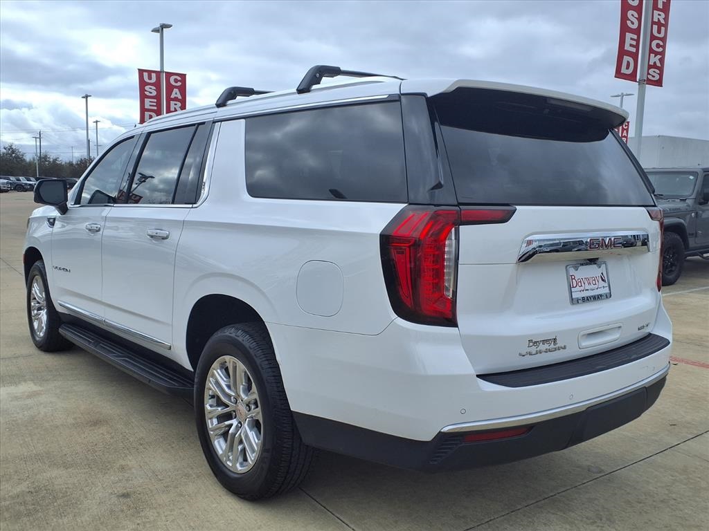 2022 GMC Yukon XL SLT White at Classic Elite Chevrolet Sugar Land