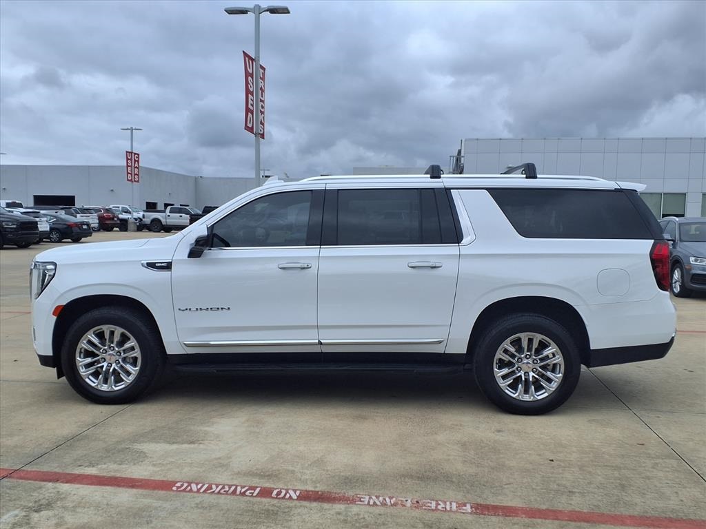 2022 GMC Yukon XL SLT White at Classic Elite Chevrolet Sugar Land