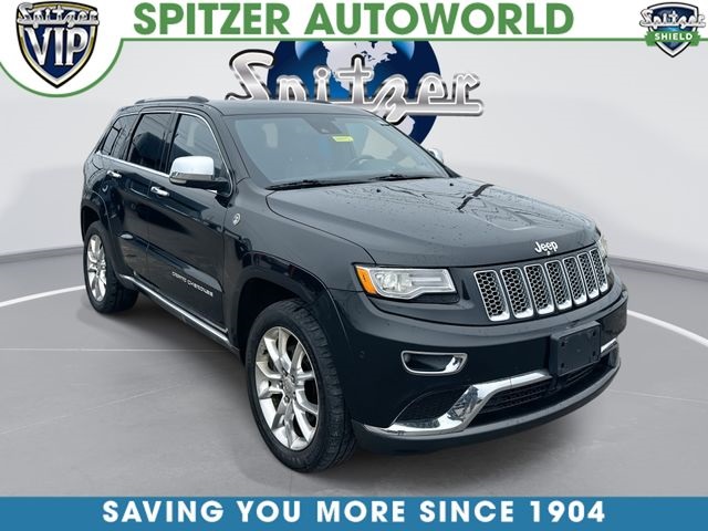 Brilliant Black Crystal Pearlcoat 2016 Jeep Grand Cherokee Summit 4WD SUV / Crossover Four-Wheel Drive 8-Speed Automatic