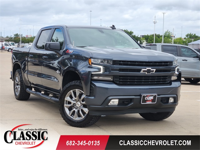 Shadow Gray Metallic 2021 Chevrolet Silverado 1500 RST Crew Cab 4WD Pickup Truck Four-Wheel Drive 8-Speed Automatic