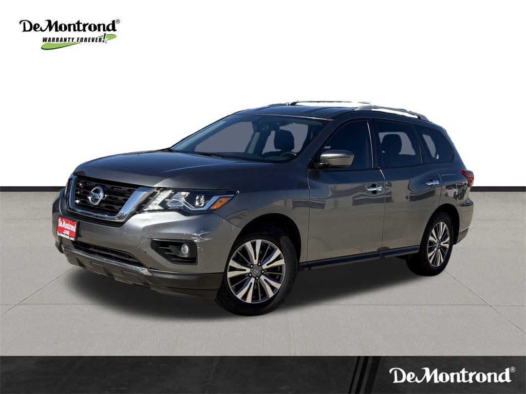 2019 Nissan Pathfinder SV Gray at Bravo Nissan