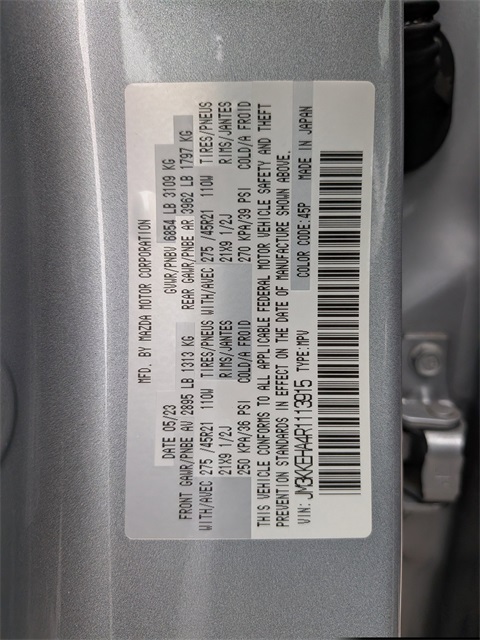 2024 Mazda CX-90 PHEV Premium Plus Silver at DeMontrond Mazda