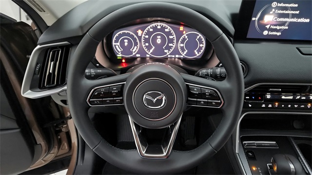 2025 Mazda CX-70 PHEV Premium Brown at DeMontrond Mazda