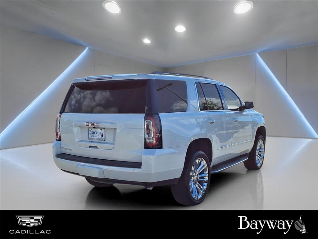 2017 GMC Yukon SLT White at Bayway Cadillac of The Woodlands