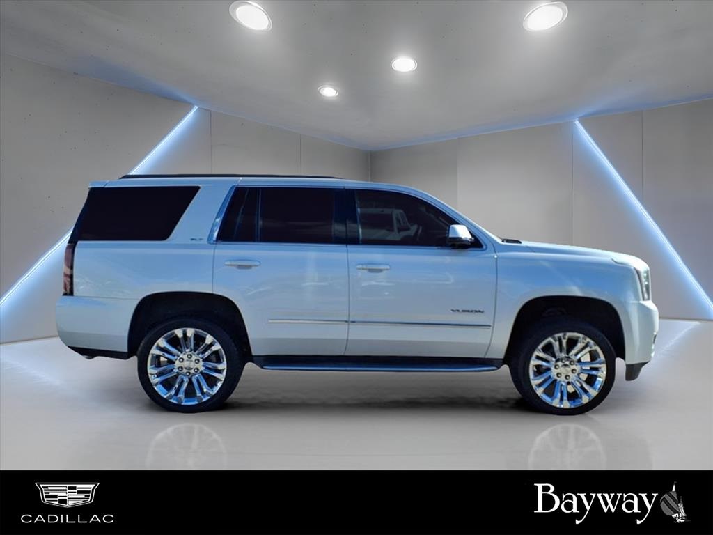 2017 GMC Yukon SLT White at Bayway Cadillac of The Woodlands