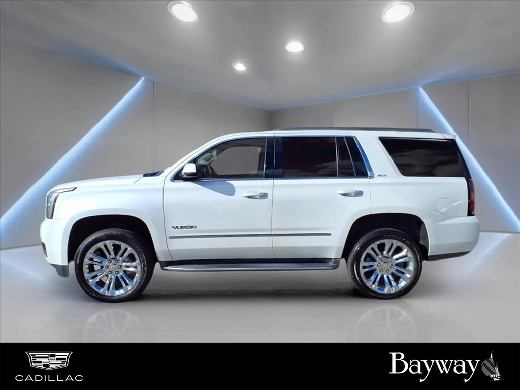 2017 GMC Yukon SLT White at Bayway Cadillac of The Woodlands
