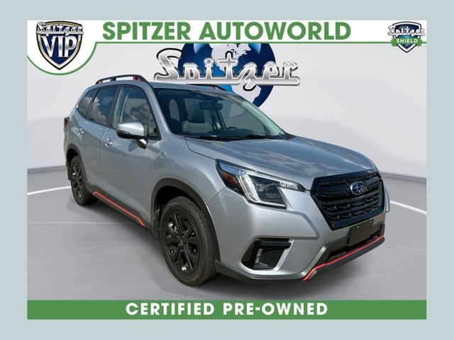 Ice Silver Metallic 2023 Subaru Forester SUV / Crossover All-Wheel Drive Continuously Variable Transmission