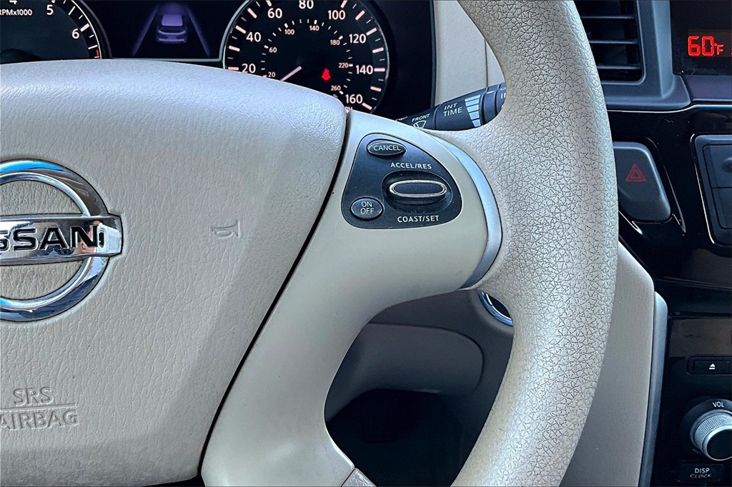 2014 Nissan Pathfinder S White at DeMontrond Mazda