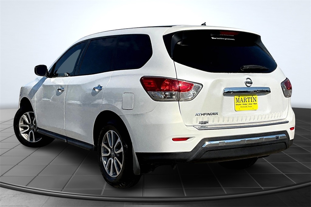 2014 Nissan Pathfinder S White at DeMontrond Mazda