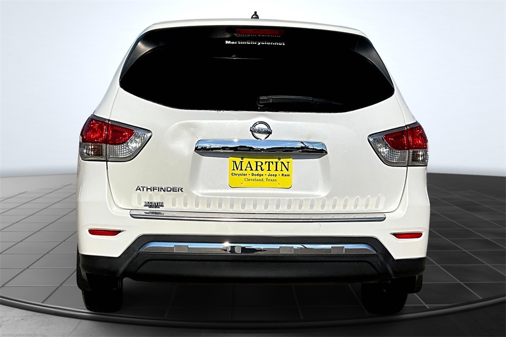 2014 Nissan Pathfinder S White at DeMontrond Mazda