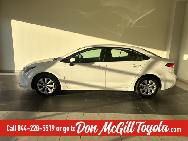 2025 Toyota Corolla LE White at Don McGill Toyota
