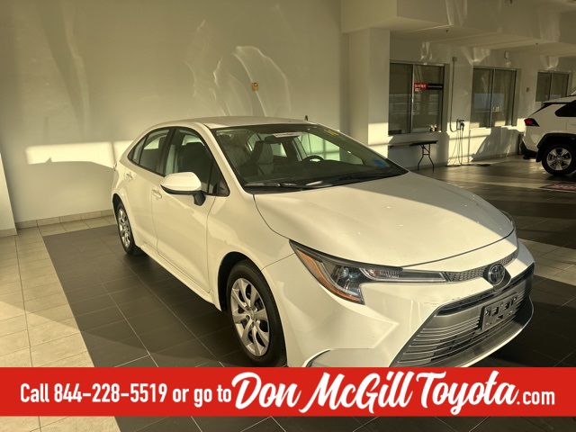 2025 Toyota Corolla LE White at Don McGill Toyota