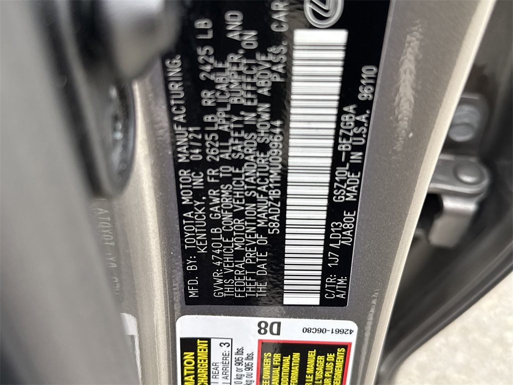 2021 Lexus ES 350 Silver at Westside Lexus