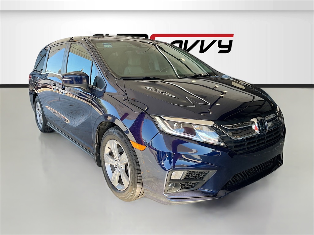 2020 Honda Odyssey EX-L Blue at Central Houston Nissan