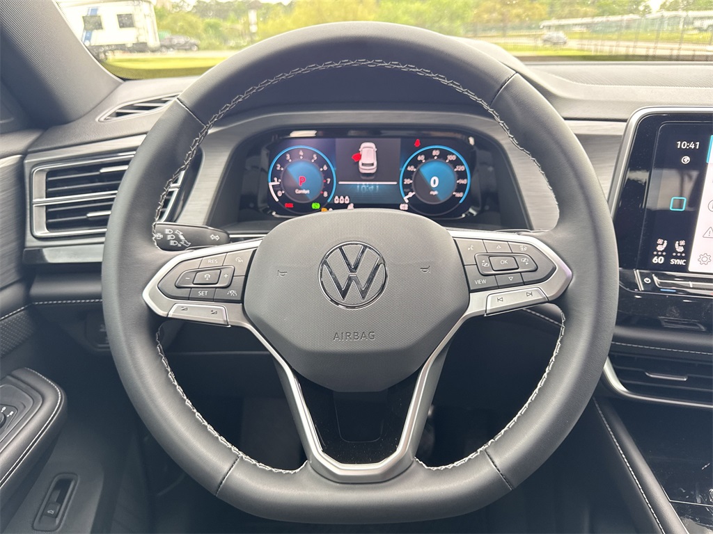 2025 Volkswagen Atlas Cross Sport 2.0T SE w/Technology Black at DeMontrond Automotive Group