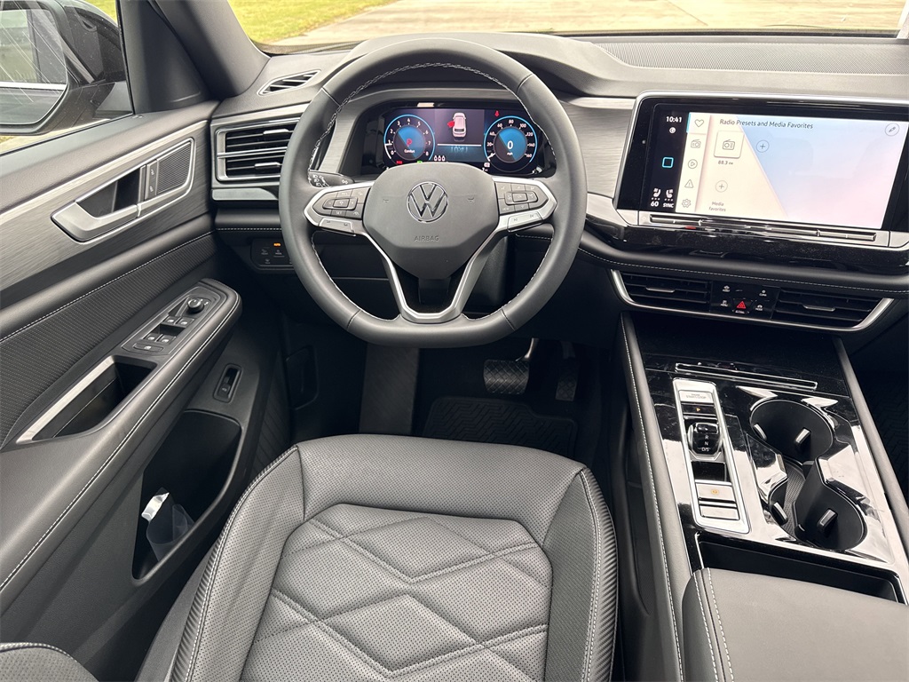 2025 Volkswagen Atlas Cross Sport 2.0T SE w/Technology Black at DeMontrond Automotive Group