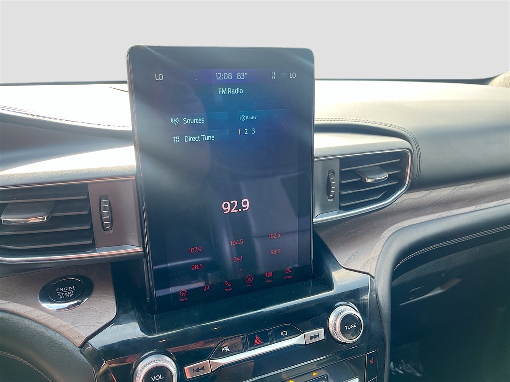 2023 Ford Explorer Platinum Red at Tom Peacock Cadillac