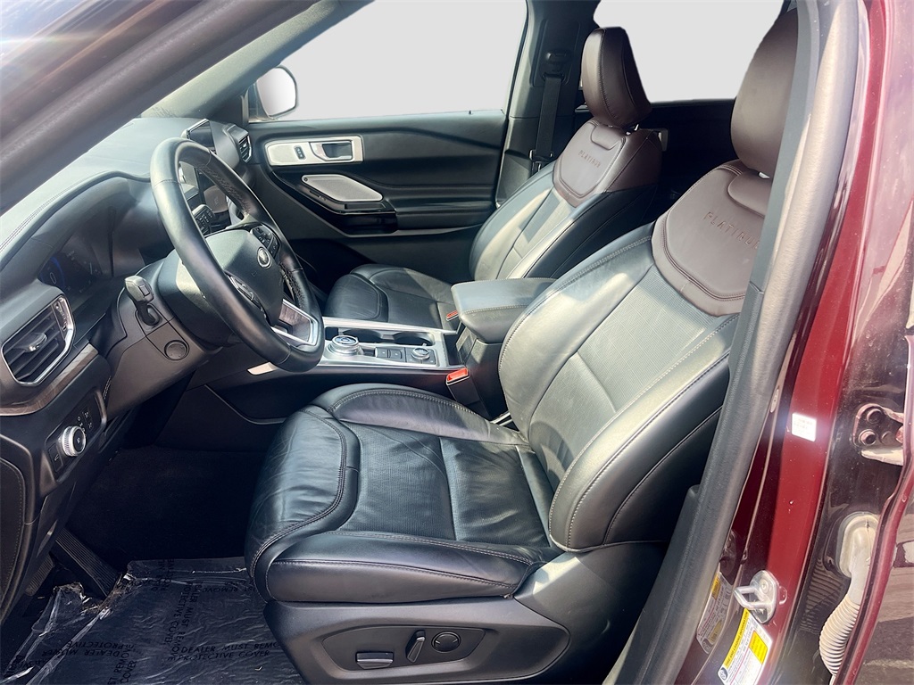 2023 Ford Explorer Platinum Red at Tom Peacock Cadillac