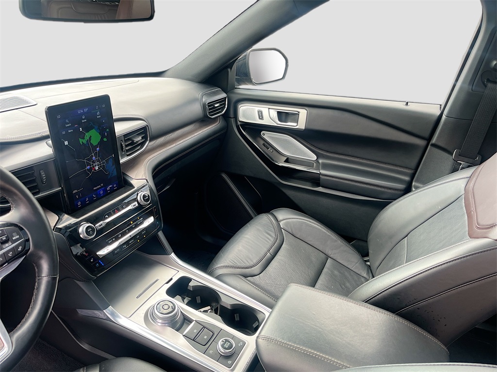 2023 Ford Explorer Platinum Red at Tom Peacock Cadillac