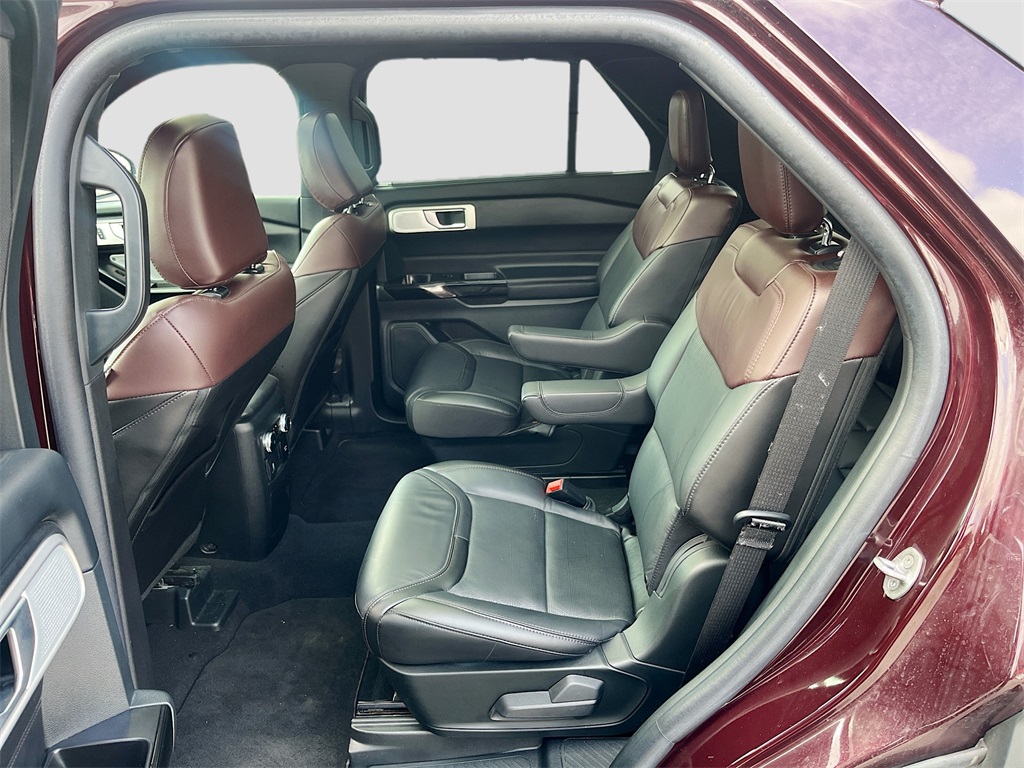 2023 Ford Explorer Platinum Red at Tom Peacock Cadillac