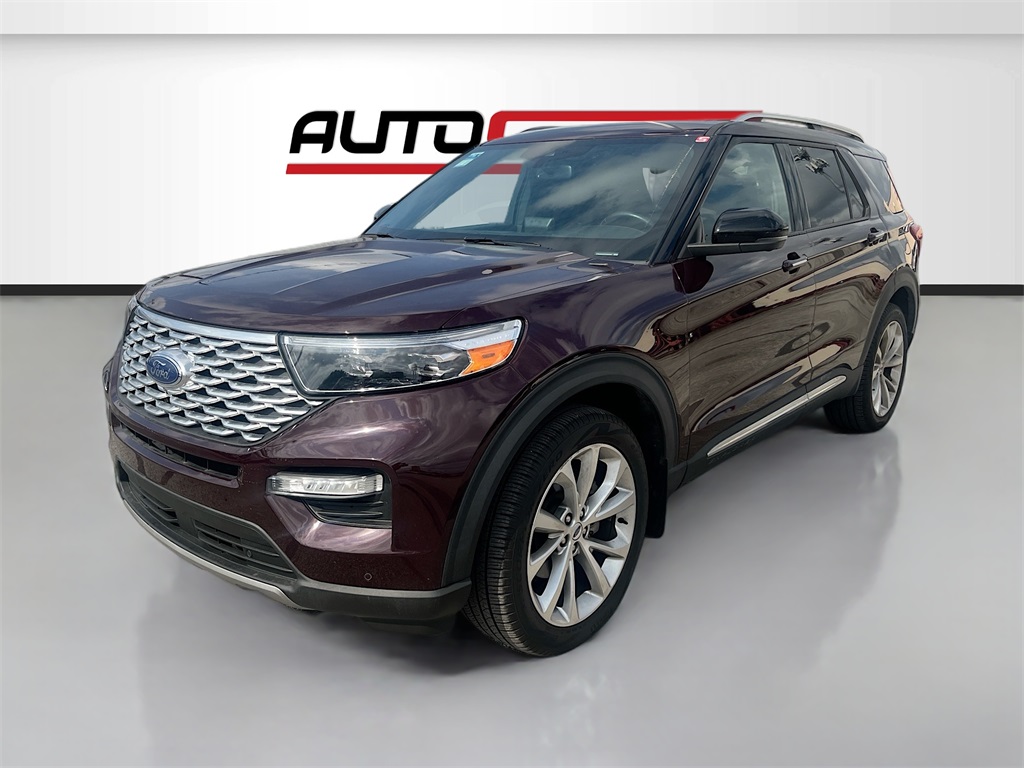 2023 Ford Explorer Platinum Red at Tom Peacock Cadillac