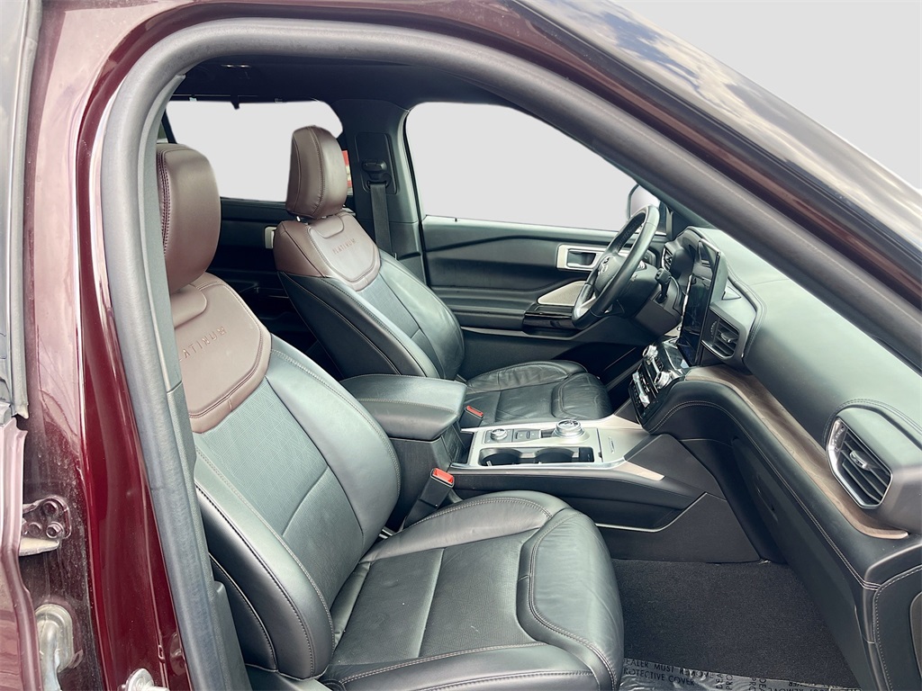 2023 Ford Explorer Platinum Red at Tom Peacock Cadillac