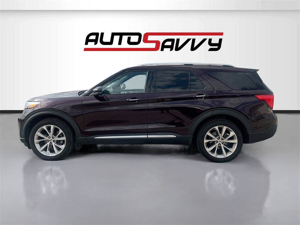2023 Ford Explorer Platinum Red at Tom Peacock Cadillac