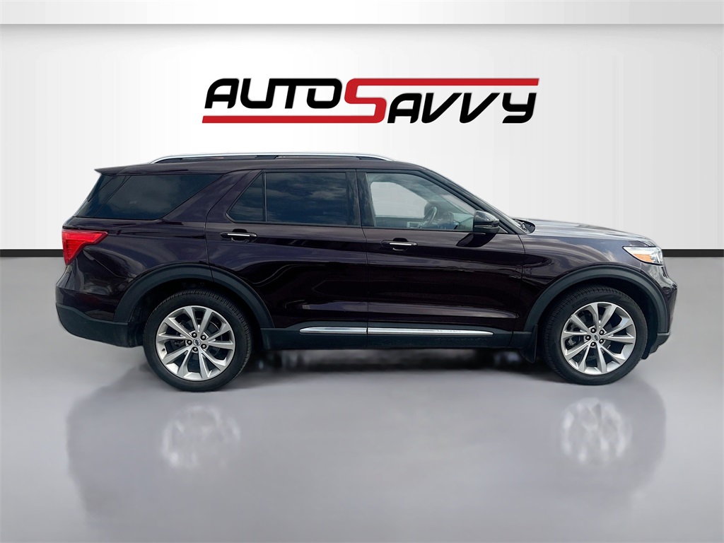 2023 Ford Explorer Platinum Red at Tom Peacock Cadillac