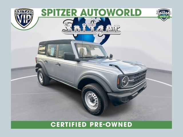 Iconic Silver Metallic 2023 Ford Bronco 4-Door 4WD SUV / Crossover Four-Wheel Drive Automatic