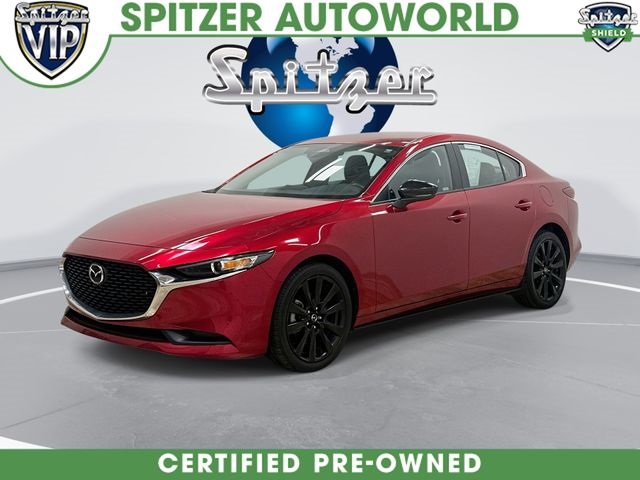 Soul Red Crystal Metallic 2025 Mazda MAZDA3 2.5 S Select Sport FWD Sedan Front-Wheel Drive 6-Speed Automatic
