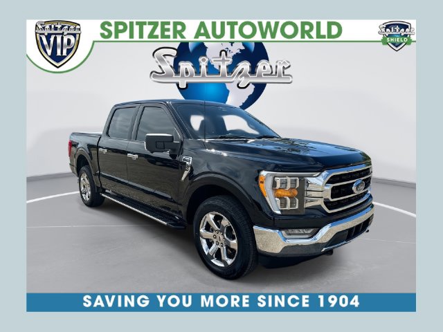 Black Metallic 2022 Ford F-150 Pickup Truck Four-Wheel Drive Automatic