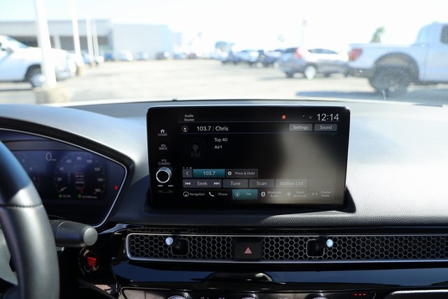 2024 Honda Civic Touring White at Shottenkirk Kia Fort Bend