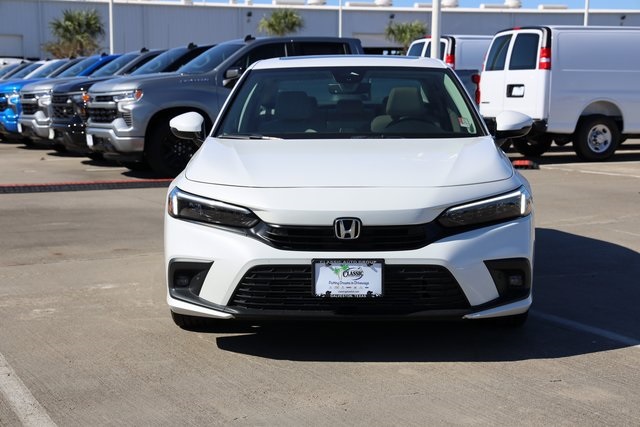 2024 Honda Civic Touring White at Shottenkirk Kia Fort Bend