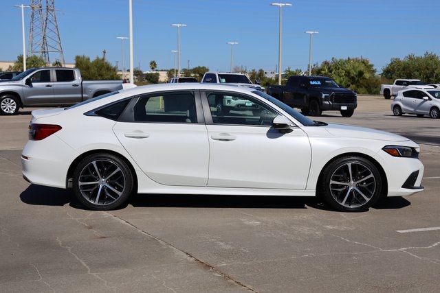 2024 Honda Civic Touring White at Shottenkirk Kia Fort Bend