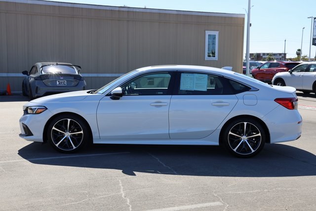 2024 Honda Civic Touring White at Shottenkirk Kia Fort Bend