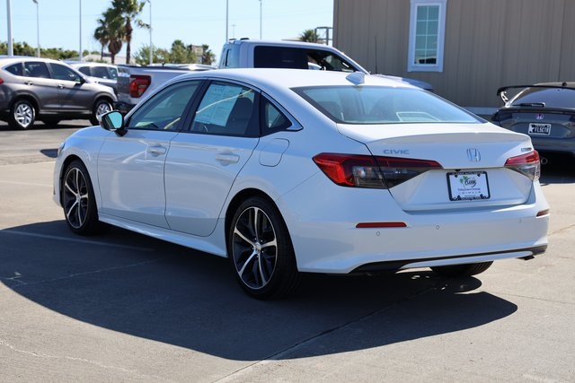 2024 Honda Civic Touring White at Shottenkirk Kia Fort Bend