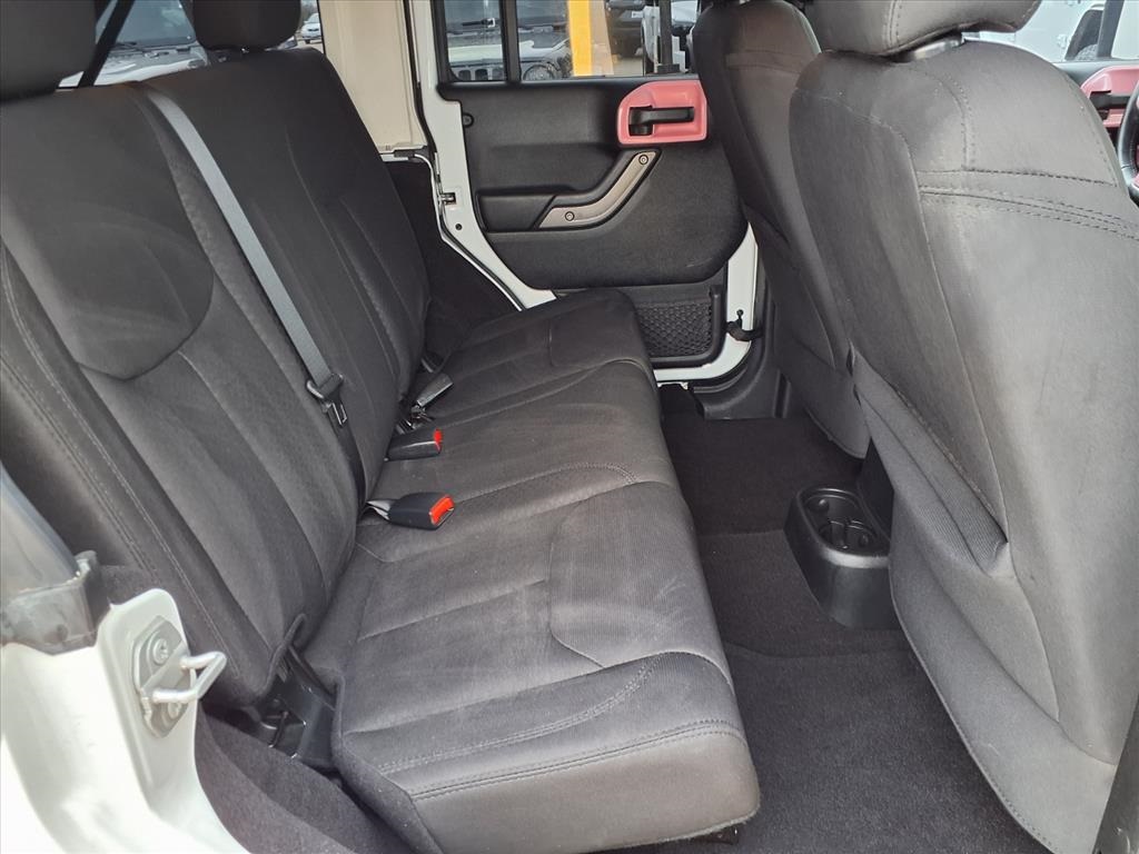 2018 Jeep Wrangler JK Unlimited Sport White at Wharton Ford