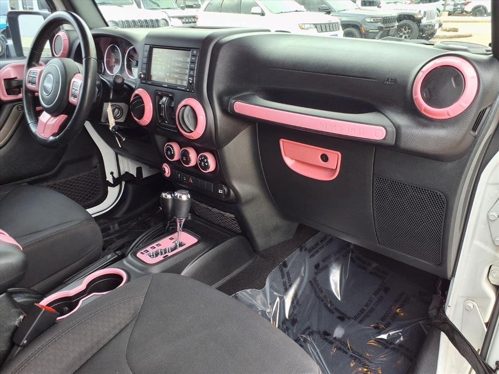 2018 Jeep Wrangler JK Unlimited Sport White at Wharton Ford