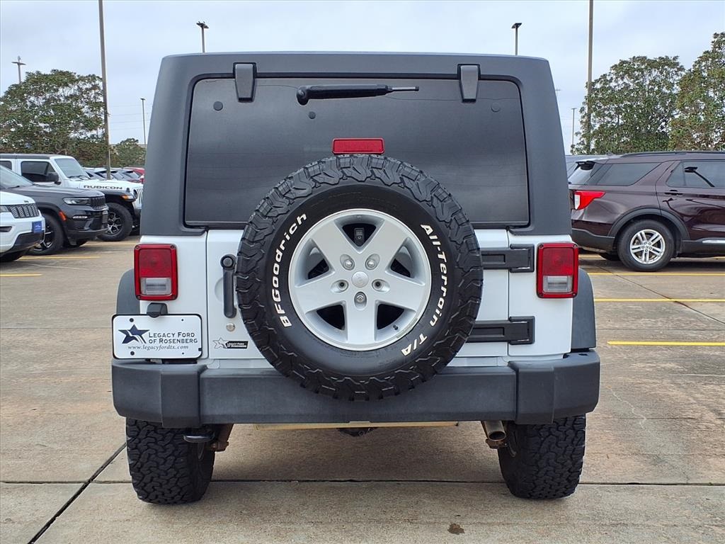 2018 Jeep Wrangler JK Unlimited Sport White at Wharton Ford