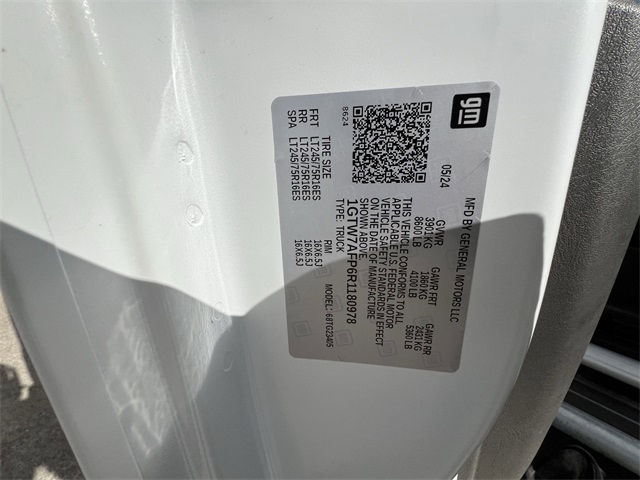 2024 GMC Savana 2500 Work Van White at Wharton Chevrolet GMC