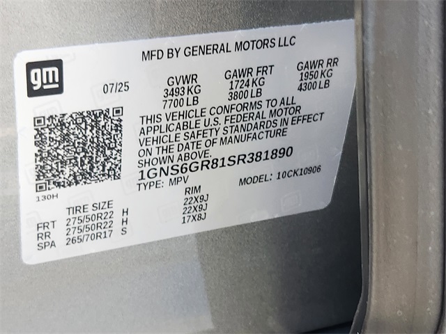 2025 Chevrolet Suburban High Country photo 11