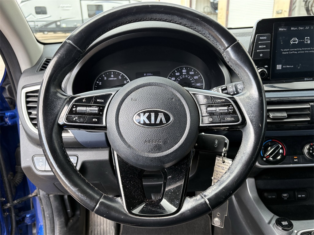 2021 Kia Seltos S Blue at DeMontrond Ford