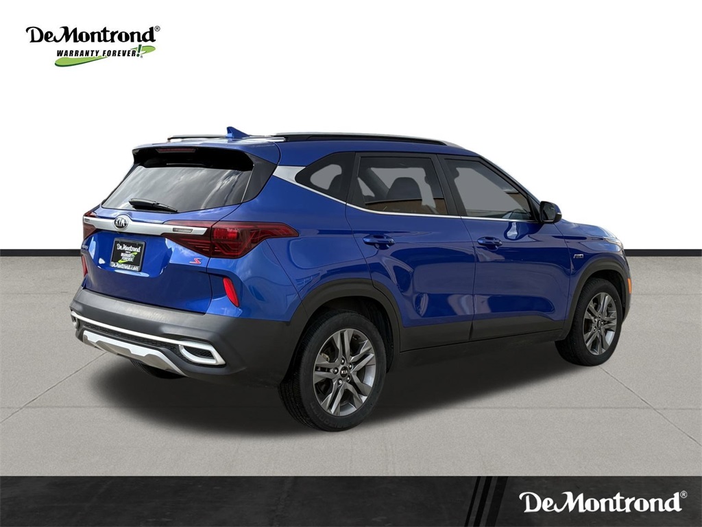 2021 Kia Seltos S Blue at DeMontrond Ford