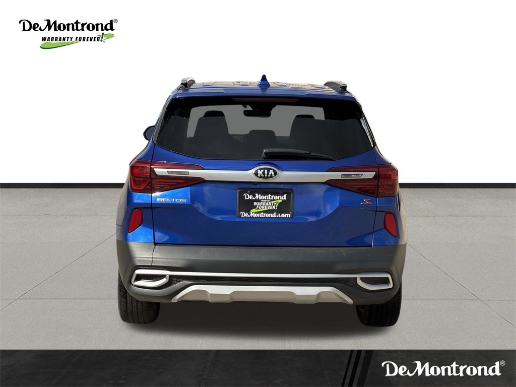 2021 Kia Seltos S Blue at DeMontrond Ford