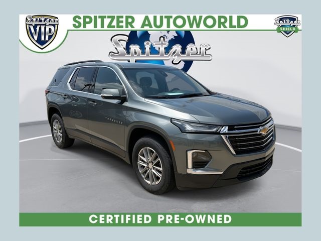 Silver Sage Metallic 2023 Chevrolet Traverse SUV / Crossover Front-Wheel Drive 9-Speed Automatic