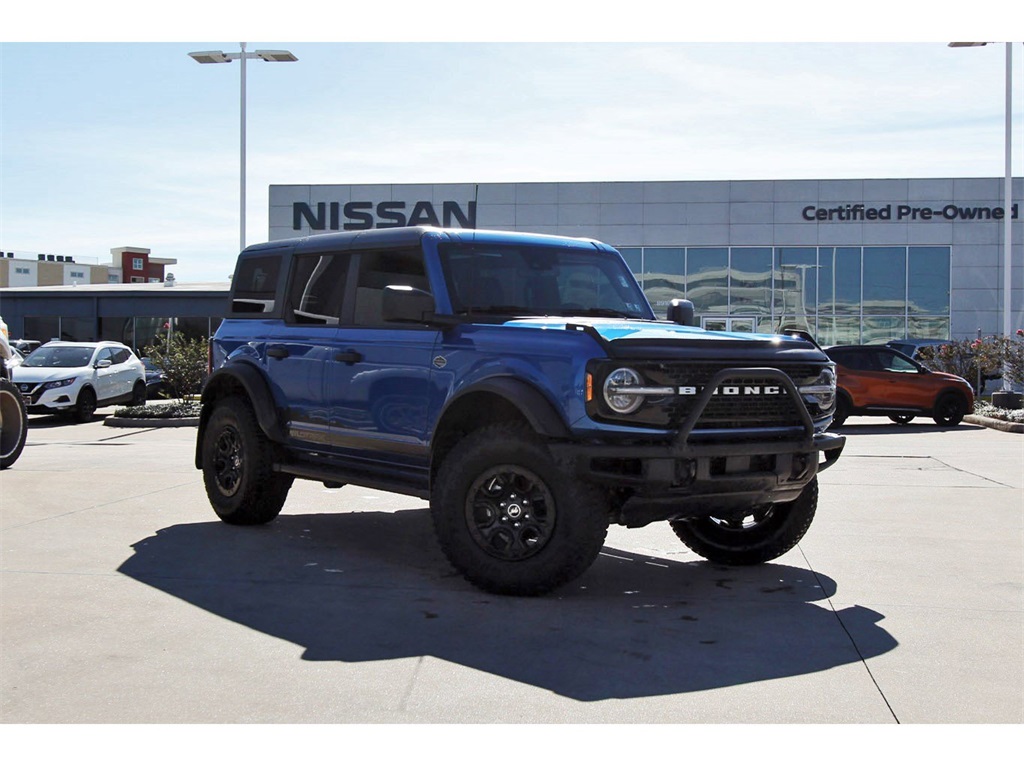 2023 Ford Bronco Wildtrak Blue at Classic Chevrolet Galveston